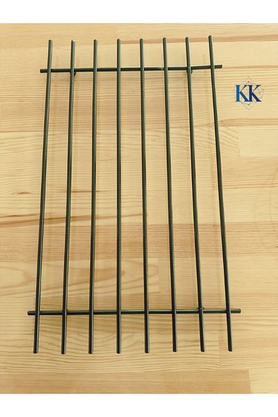 KENAN KAYA Stainless Fireproof Black Metal Large Trivet- Heat Resistant Kitchen Countertop Protector Stylish Metal Trivet