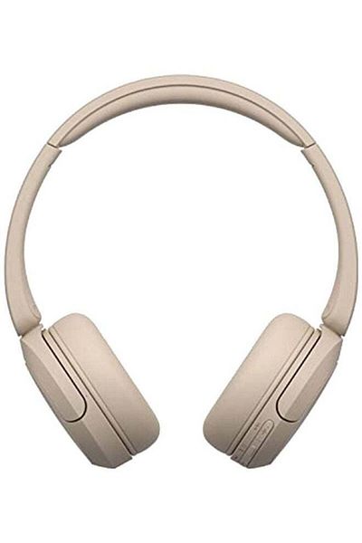 Sony WH-CH520 Wireless Bluetooth On Ear With Mic For Phone Call Beige