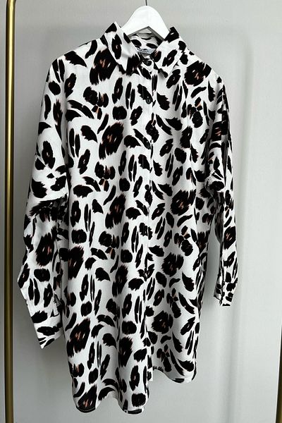 Bold Grup Women's Standard Size Patterned Shirt Tunic