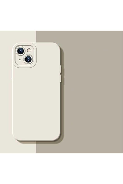 Balerion Apple iPhone 15 Kılıf Kadife Lansman Soft Yumuşak Liquid Silikon Kam...
