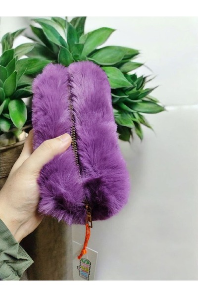 akkuş Kalemlik kalem kutusu tüylü - makyaj çanta 909