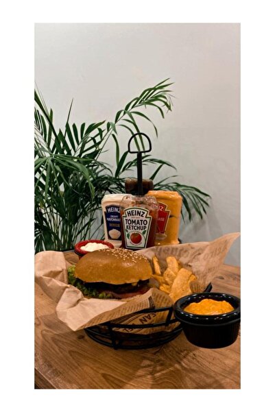 KENAN KAYA 2- Pcs Metal Large Size Round Sauce Bowl Metal Presentation Plate with Chamber