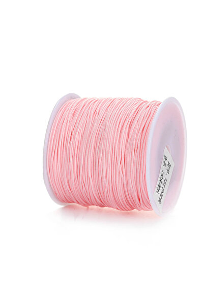 Choice 0.8 مم × 100 متر وردي فاتح 100 متر/لفة 0.8 مم 28 لونًا من خيوط النايلون خيط خيط لصنع الأساور بنفسك