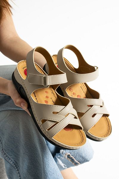 star shoes Sandale de damă ortopedice cu cataramă Sandale de zi cu zi