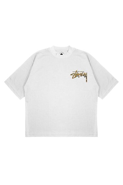 PURE EFFECT Μπλουζάκι Unisex ΧΕΡΙΟΥ ΛΕΟΠΑΡ ΜΕ ΣΧΕΔΙΟ Τυπωμένο μπλουζάκι με χοντρό ύφασμα