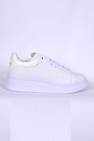 WALKWAY Damacus 150 m White High Sole Lace-Up Men's Casual Shoes