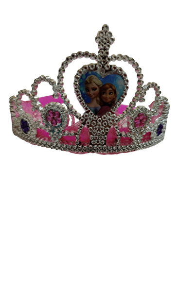 PartAntalya Frozen Elsa Fuşya Pembe tüllü Taç