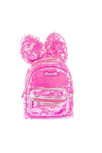 Girabrilla Rabbit Motifs Sequined Children's Backpack