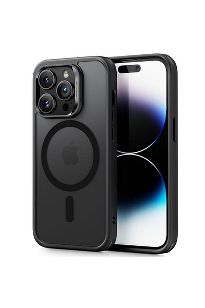 ESR Carcasa ESR Classic Hybrid Halolock MagSafe compatibila cu iPhone 14 Pro Frosted Black