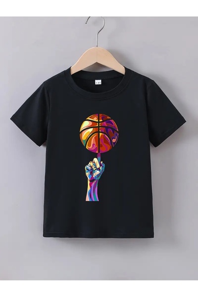 NIMBLECO TRICOU PENTRU COPII CU MÂNECĂ SCURTĂ CU IMPRIMEU