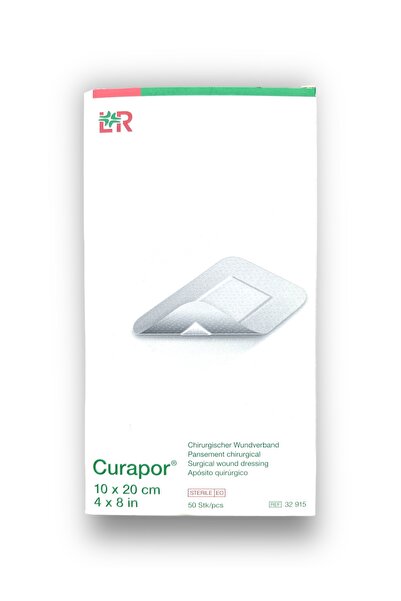 LR Curapor Cerrahi Yara Örtüsü 10 X 20 Cm - Ref 32915 - 50 Adet
