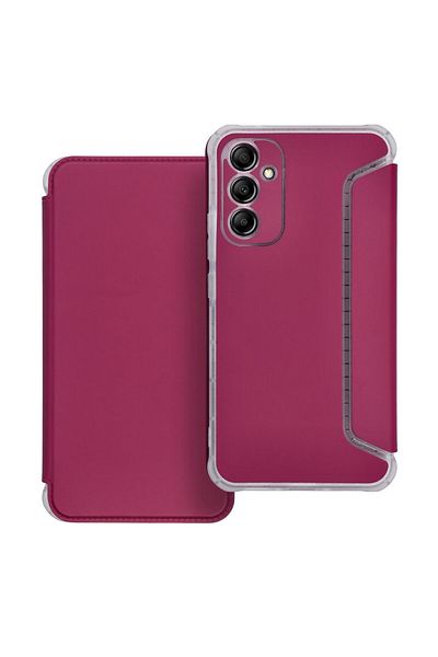 megaMobile Phone case, PIANO Book, for Samsung A34 5G, magenta, with camera protection