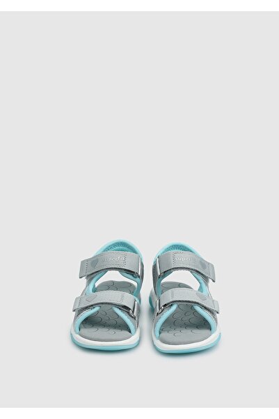 Superfit Gray Girl's Flat Sandals