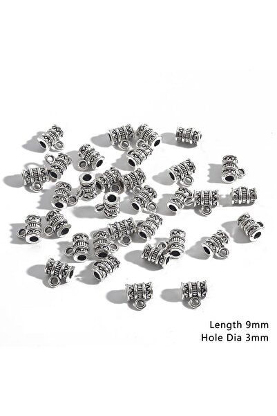 Choice 20 قطعة من خرز الفضة العتيقة الجديدة 20 قطعة/الوحدة لصنع المجوهرات وإك...