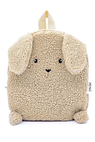 PENGİ 0-8 ετών Rabbit Beige Nursery - Nursery Παιδικό Σχολικό Σακίδιο πλάτης Wellsoft βελούδινο
