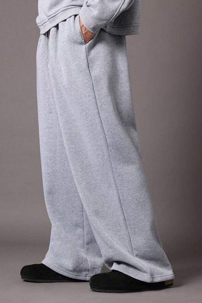 BSBSPOR Dark Gray / Gray Melange / Summer Baggy Loose Cut Sweatpants / Jogger Loose