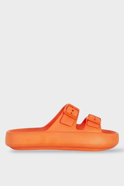 Liger Ελαφριές παντόφλες Eva Unisex Eva - Διπλή αγκράφα, Πορτοκαλί