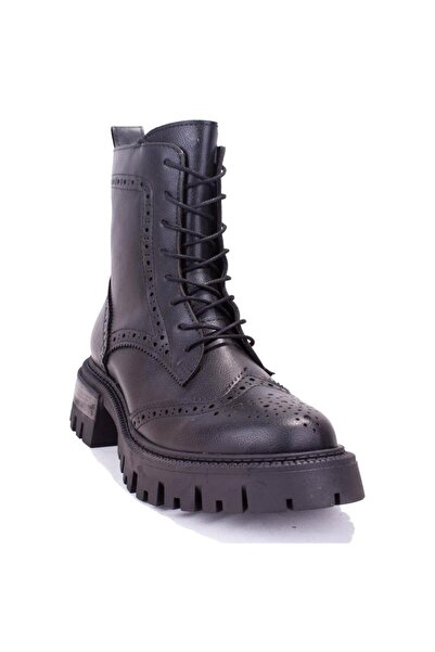 DAGOSTER DZA07-12531530 Μαύρες καθημερινές γυναικείες μπότες επίπεδη σόλα