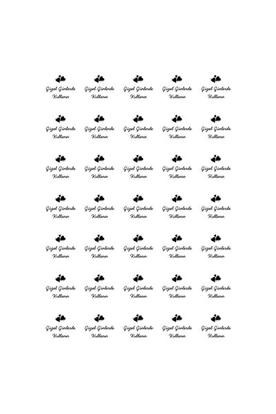 Sticksy Güzel günlerde kullanın, yazılı sticker seti, kalpli, 35 adet