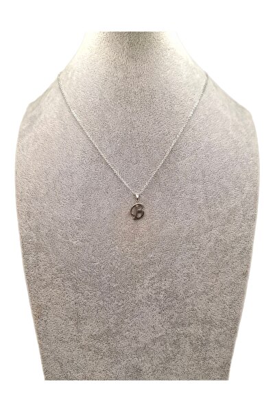 Han Ticarethane Silver Color Letter B Necklace