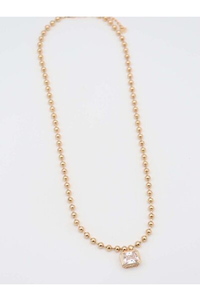 ndjewelry سلسلة دوريكا قلادة من حجر الرغيف الفرنسي الأبيض