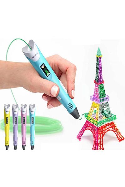 RubyBoutiques Three Dimensional Printer 3D Pen Pen Printer - Blc8270-2068