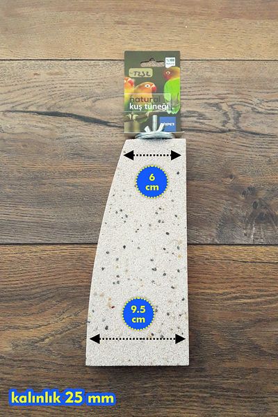 Vixpet 21.5 cm Venti Sand Parrot Perch - Double Sided (Macaw, Cockatoo, Jako, Amazon, Alex)