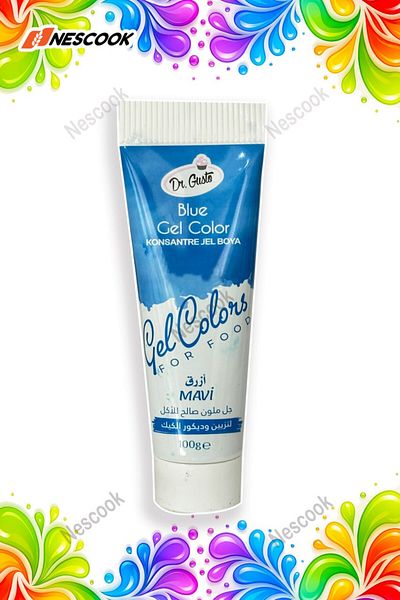 nescook Blue Tube Gel Paint 100 Gr