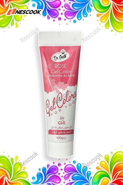 nescook Rose Tube Gel Paint 100 Gr