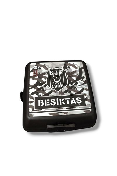 Beşiktaş Licensed Four Compartment Two Tier Lunch Box with Logo 23357