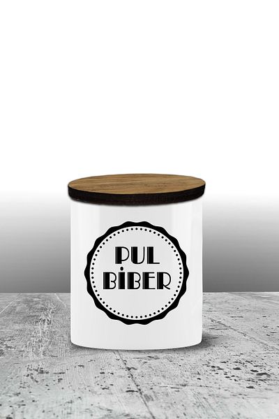 yeditepe hayat Ceramic 300ml Spice Jar with Pepper and Pepper Storage Container