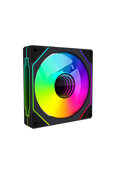 Revenge Infinity Hexagon 7in1 Remote Controlled 12cm Rgb Fan Set 120mm 7-Piece Case Fan Including Fan Controller