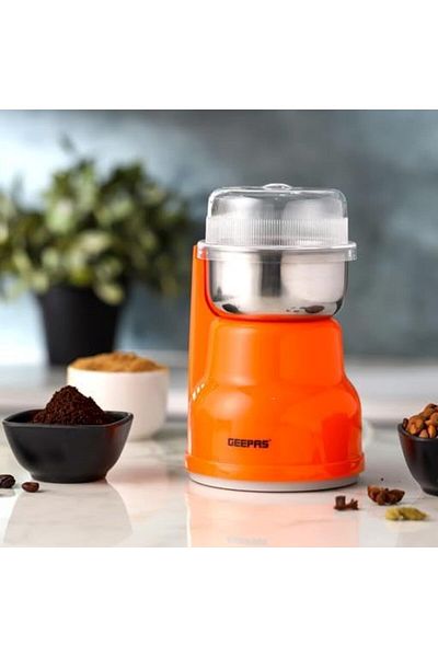 Geepas 150W Coffee Grinder with Stainless Steel Blade, 40 g Capacity