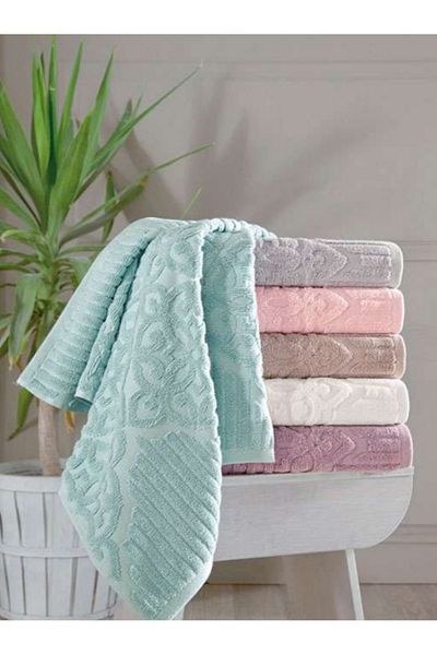 Altınbaşak 100% Cotton Hand Face Towel 6 Pieces