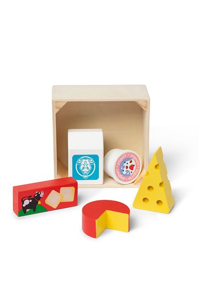 Melissa and Doug Our Wooden Foods - Dairy Products