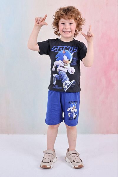 LİLLYPİCCA Boy's Character Patterned Shorts Suit