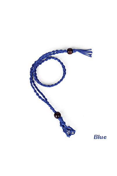 Choice حامل قلادة من الكريستال الأزرق بطول قابل للتعديل، حامل قلادة من الحجر ...