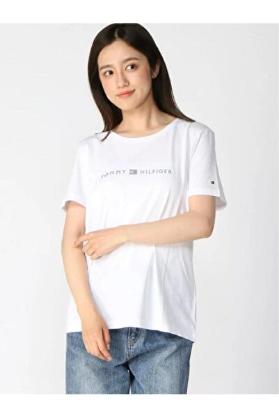 Tommy Hilfiger ORGANIC WOMEN'S T-SHIRT WITH STONES