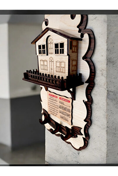 Home Ahşap Dekoratif Anahtarlık