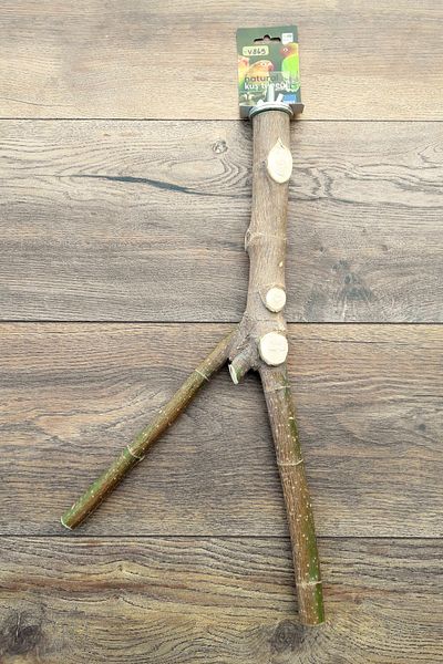 Vixpet 44.5 cm Natural Parrot Perch for Jako Amazon Alex and More