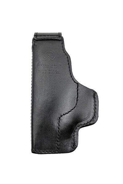 Aresoutdoors Glock 26 Uyumlu Velkrolu Napa Deri Maşalı Kemer İçi Kılıf Siyah