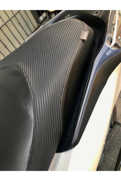 Honda Akdeniz Sele Kaplama Pcx Delüx 125 Carbon Design Lastikli Sele Kılıfı