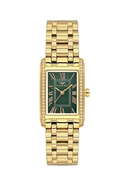 FERRO Sarı Çelik Kordon Kadın Kol Saati FL43005A-B6