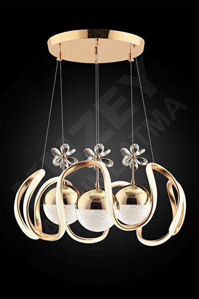 GYK LİGHT BELLA 3 TOPLU KUMANDALI 3 RENK YANAN LEDLİ AVİZE