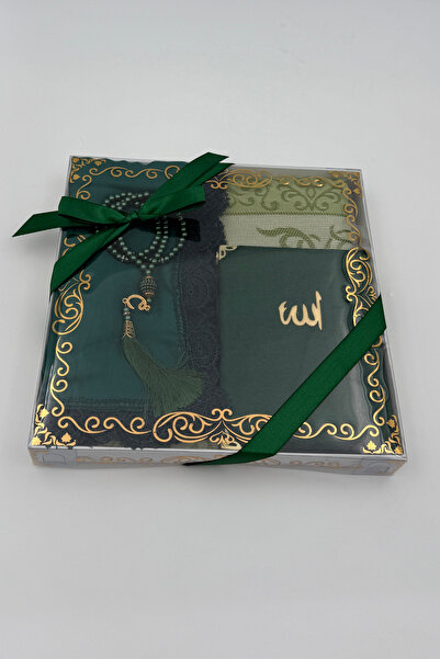 Uğurlu Hac 4'lü Özel Seccade Seti Dini Hediyelik