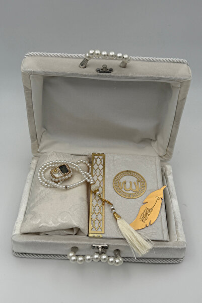 Uğurlu Hac Set de cutii din catifea cu flori pentru cadouri