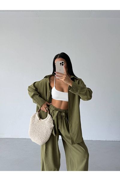 B1butik Casual Shirt Pants Suit