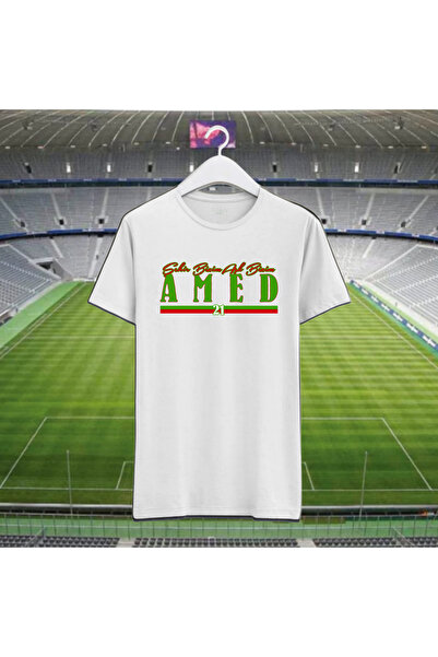 SARI AMED ŞEHİR BİZİM TEMALI TSHIRT %100 PAMUK