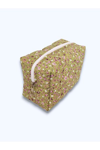 Fulia Elegance Quilted Makeup Bag |   Makeup Bag |   Care Travel Cosmetic Bag - Mira
