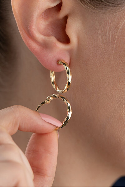 Silvano Jewelry 925 Ayar Gümüş Halka Model Küpe